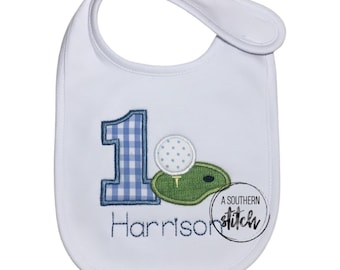 Hole in One Birthday Bib Only