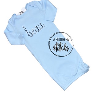 Vestido monogramado para recién nacidos / Baby Boy