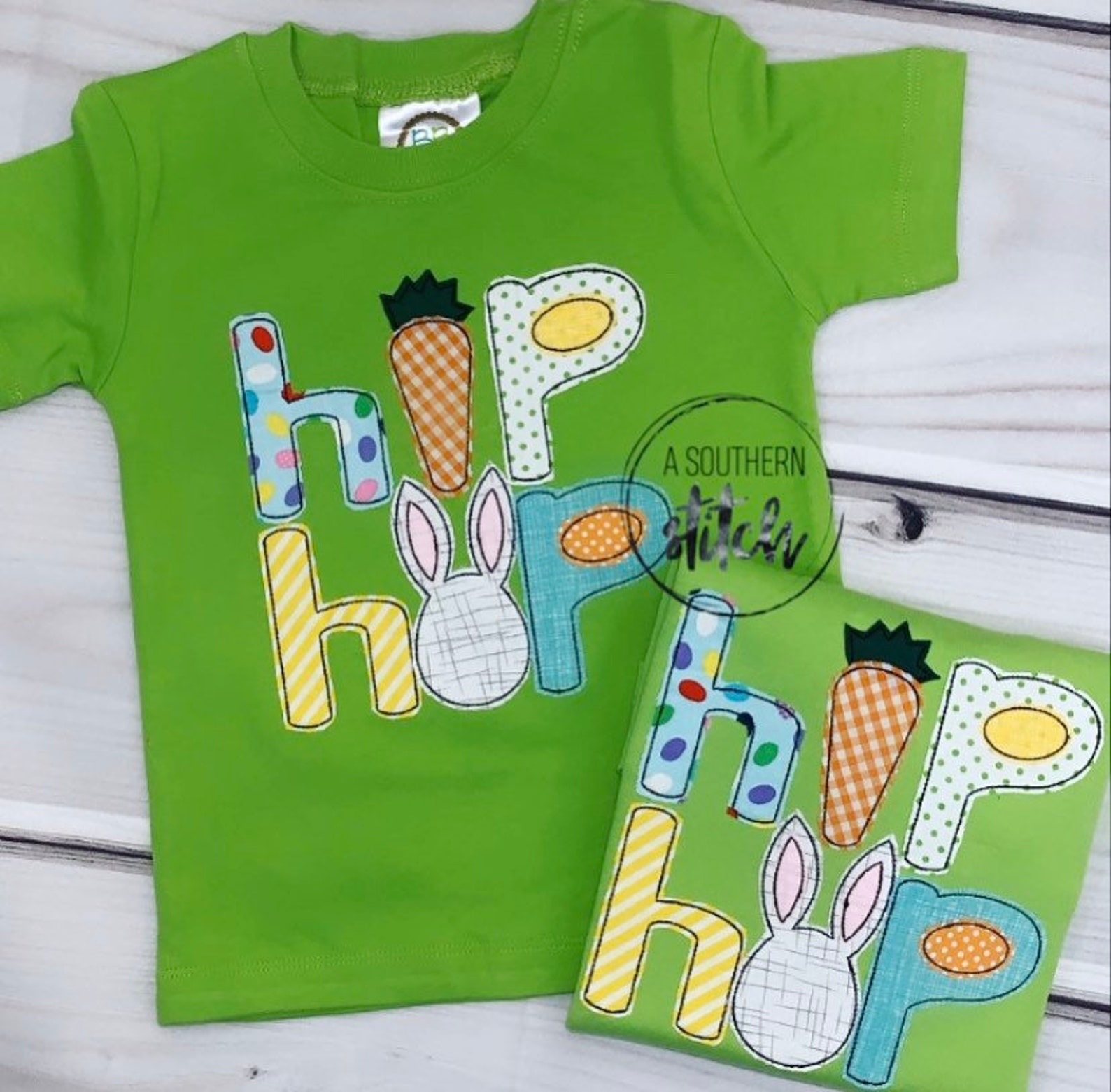 Hip hop easter applique easter shirt bunny easter  etsy