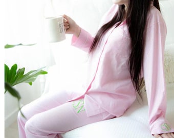 Mama + Baby Mädchen Krankenhaus Pink Pant Set | Mama Krankenhaus Set | Babykleid | Baby Mädchen