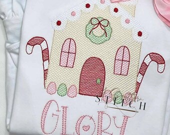 Lebkuchenhaus Sketch | Vintage Stich