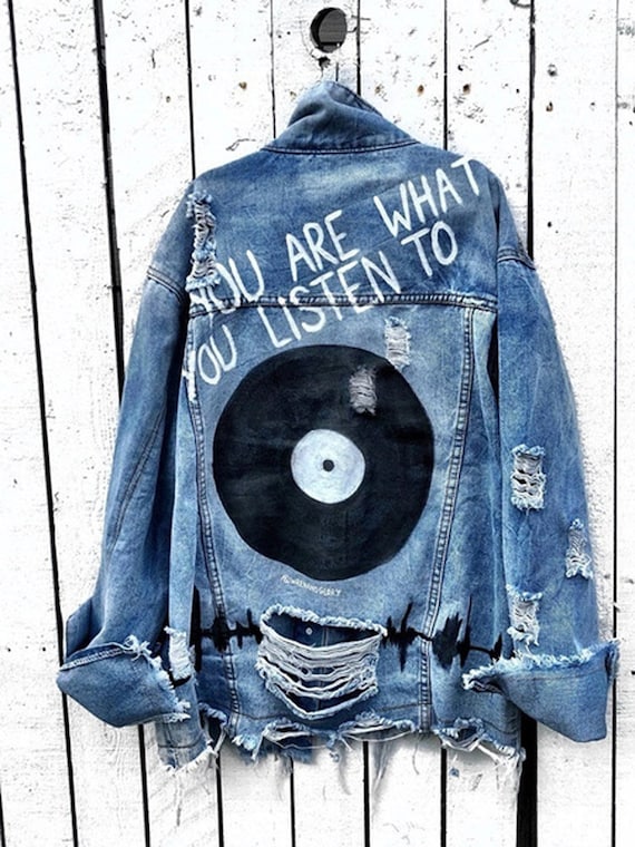 Vintage You are what you listen to denim