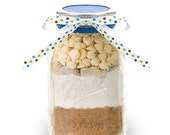 Ultimate White Chocolate Lovers Mason Jar Cookie Mix  - Best Cookie Mix in a Mason Jar - Edible Gifts - Wedding Favors - Baby Shower Favors