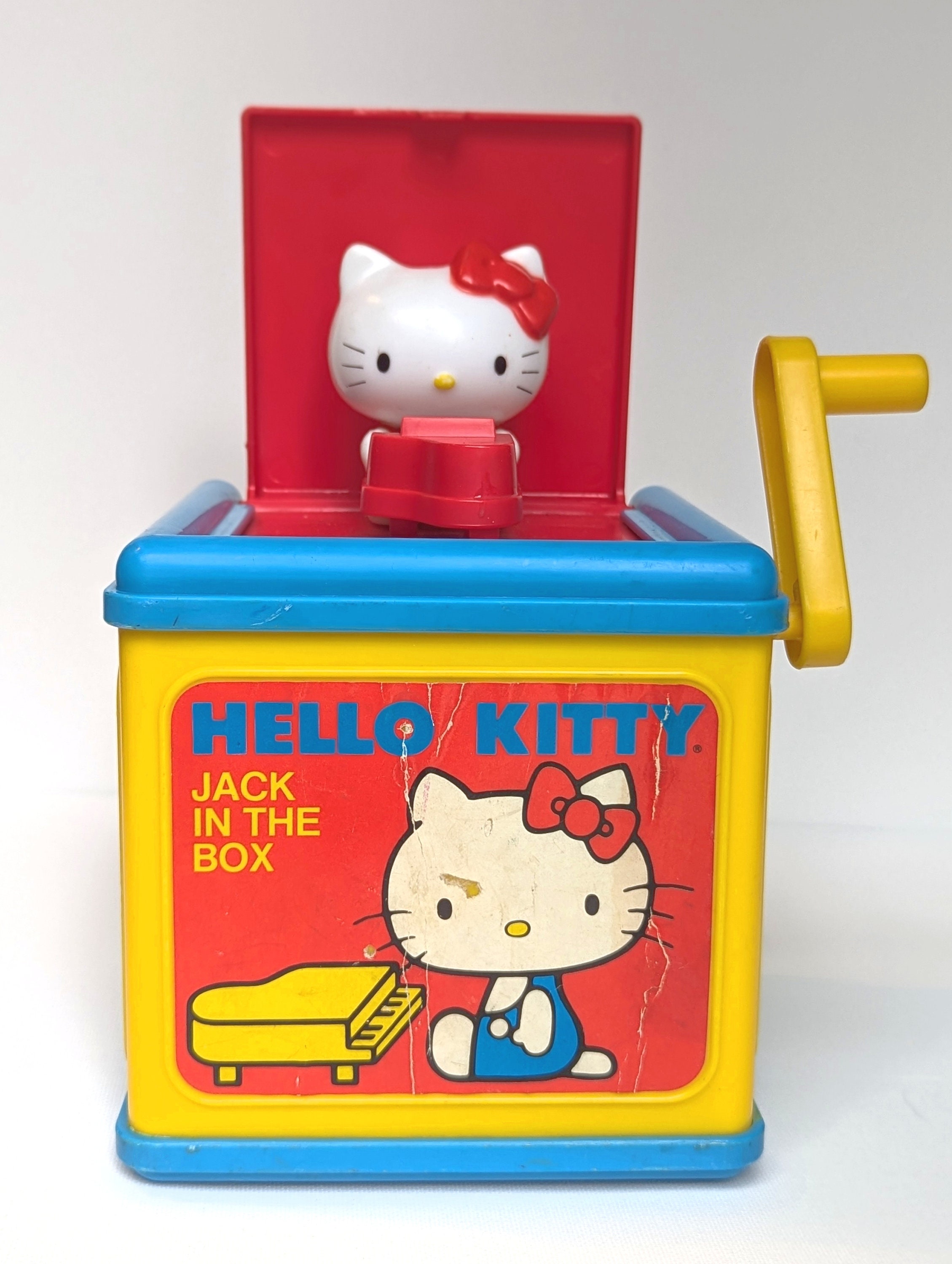 Vintage 1983 Jack in the Box Hello Kitty Playing Piano, Plays