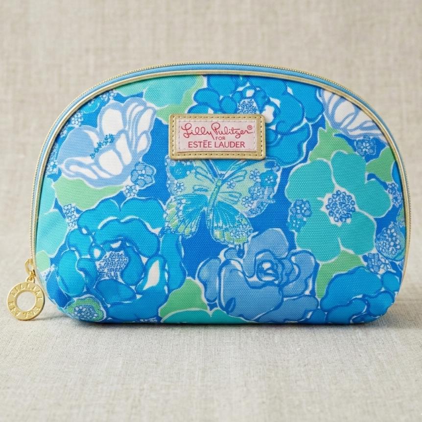 Sac De Cosmétique Estée Lauder - Motif Floral/géométrique - Neuf Sans étiquette - 24x15 Cm