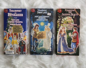 Vintage 1990s Immersive Tchaikovsky Ballet Deluxe Gift Set | Nutcracker, Swan Lake & Sleeping Beauty CDs