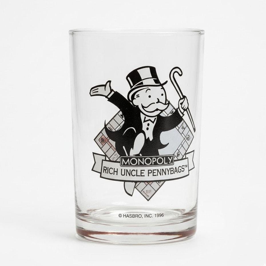 Lot de 2 verres Monopoly - Label Emmaüs