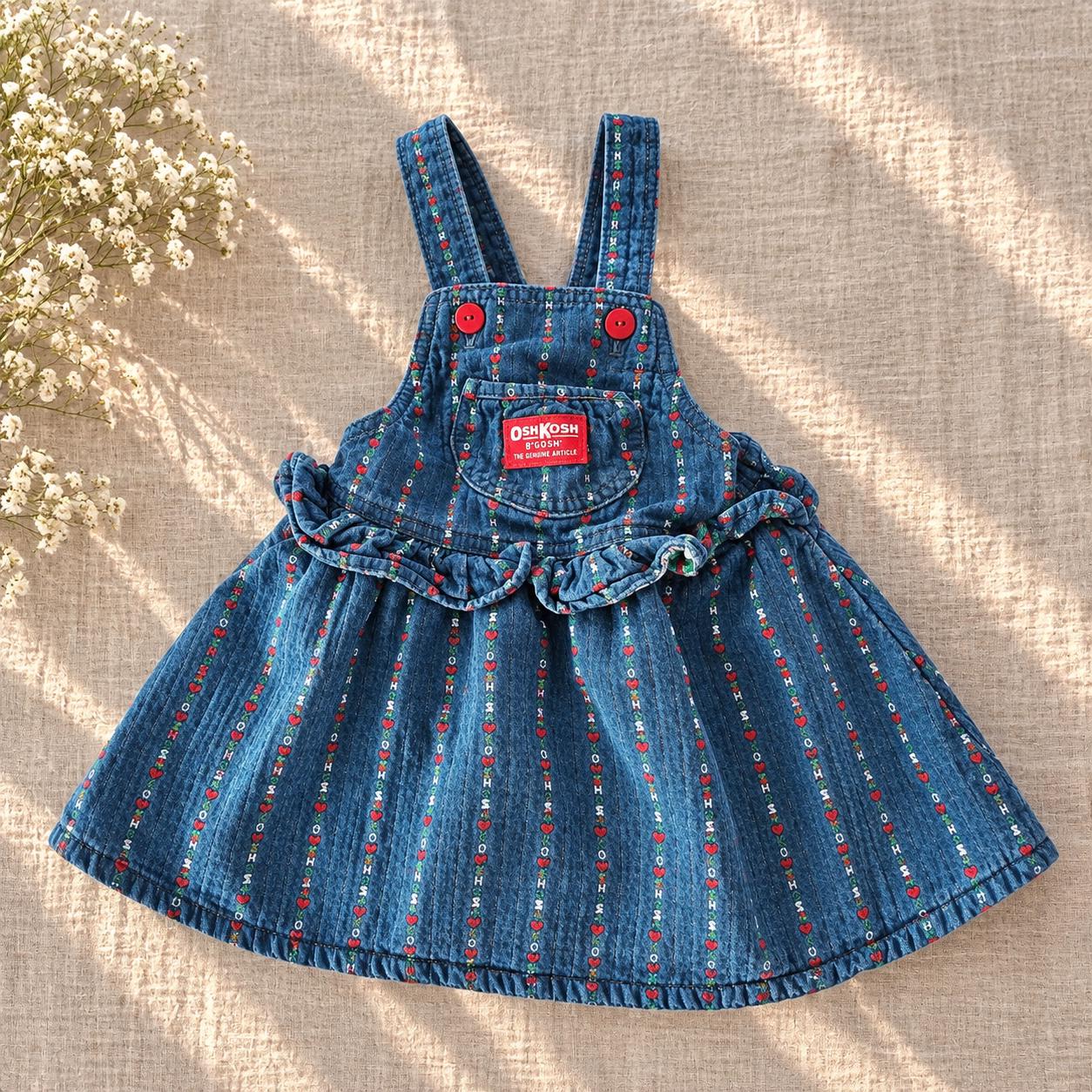 Vintage Oshkosh Dress Girl - Etsy