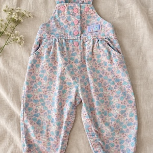 Girls Floral Oshkosh Overalls - Etsy