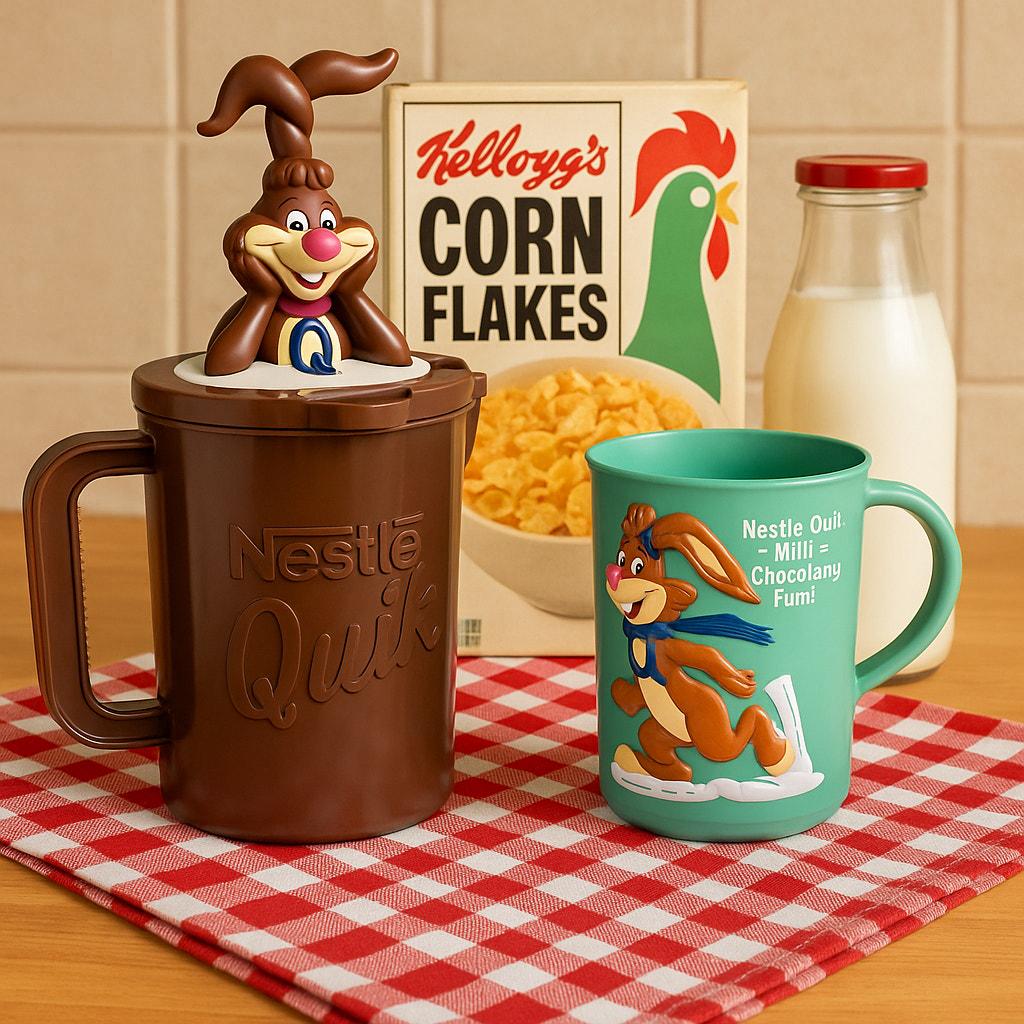 ネスレ　クイックバニー　Nestle Quik Bunny フィギュア　セット Nesquik Bunny PVC(1) / ネスクイック ネスレ - TOYS & JUNKS