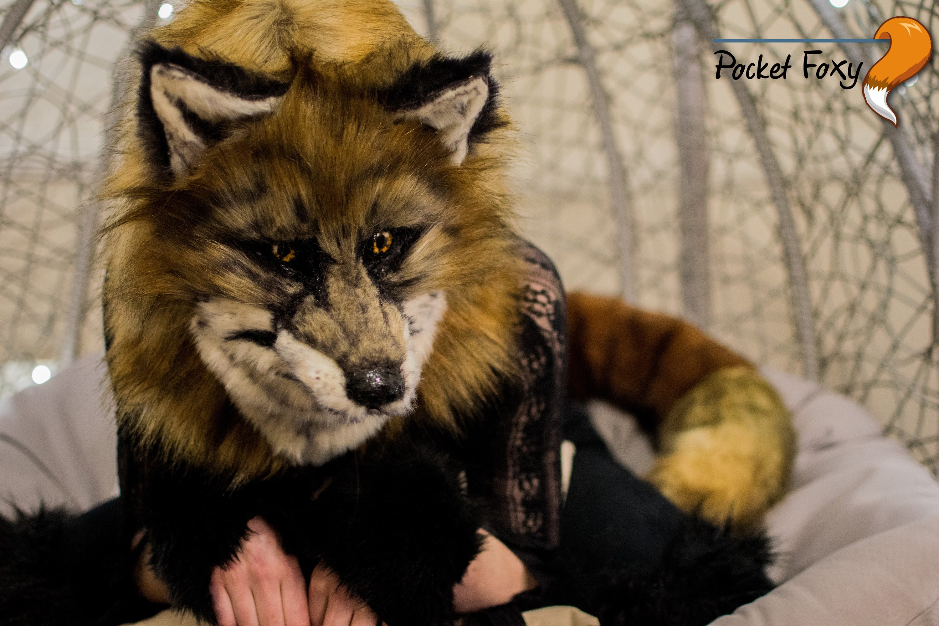 Realistic Looking Fox Fursuit Head. Hyper Realistic Fox Mask | Etsy