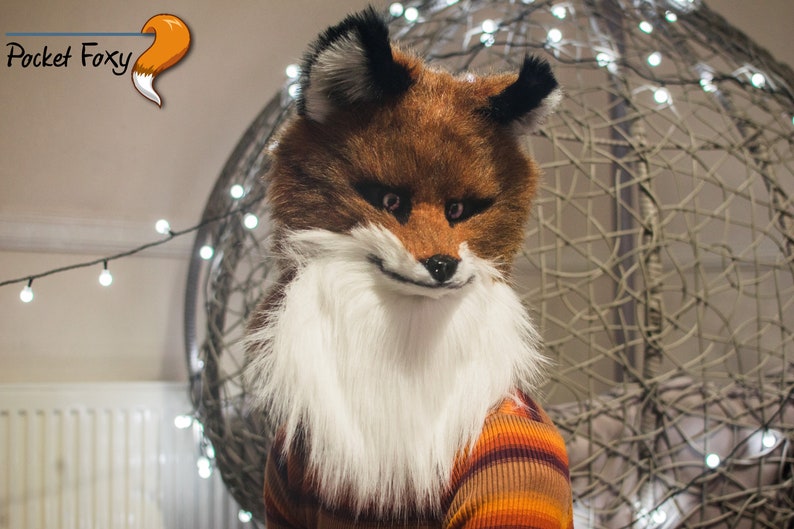 Hyper Realistic Fox Mask Female Fox Head Furry Head Glass | Etsy