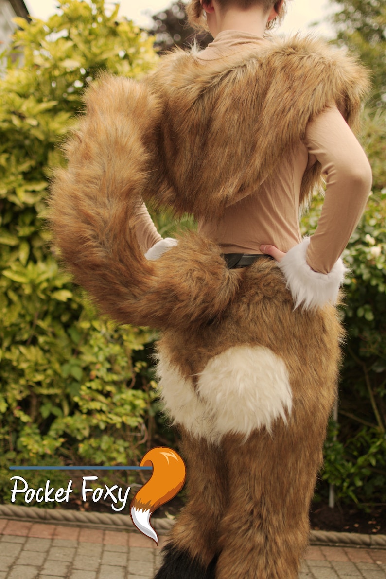 Red Squirrel Costume Set Fluffy Legs Furry Partial Fursuit | Etsy