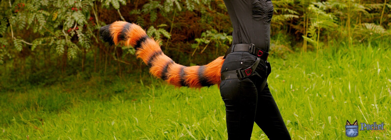 Tiger Ears & Tail Costume Set 40 Long Stripy Tiger Tail | Etsy