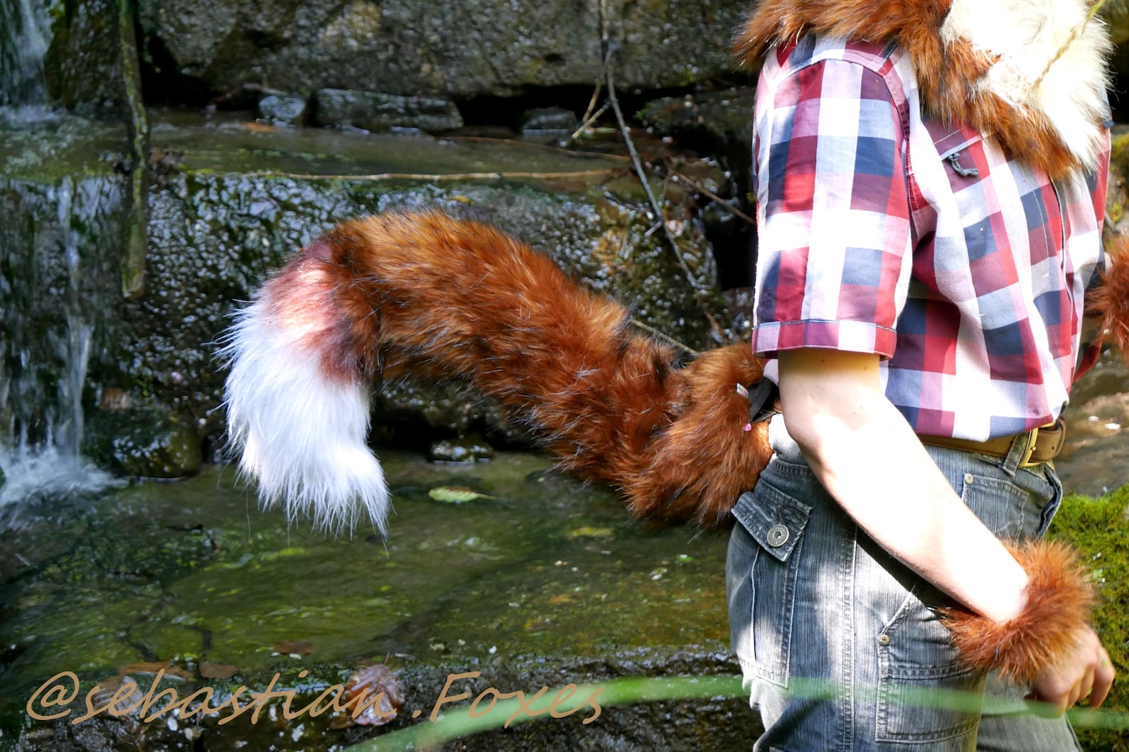 Red Fo Ruff Realistic Red Fox Costume Set: Ears, Tail, Ruff & Cuffs - Etsy