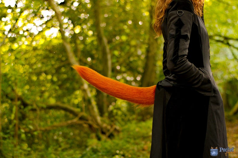 Ginger Cat Ears & Tail Set 20 Long Perky Ginger Cat Etsy UK