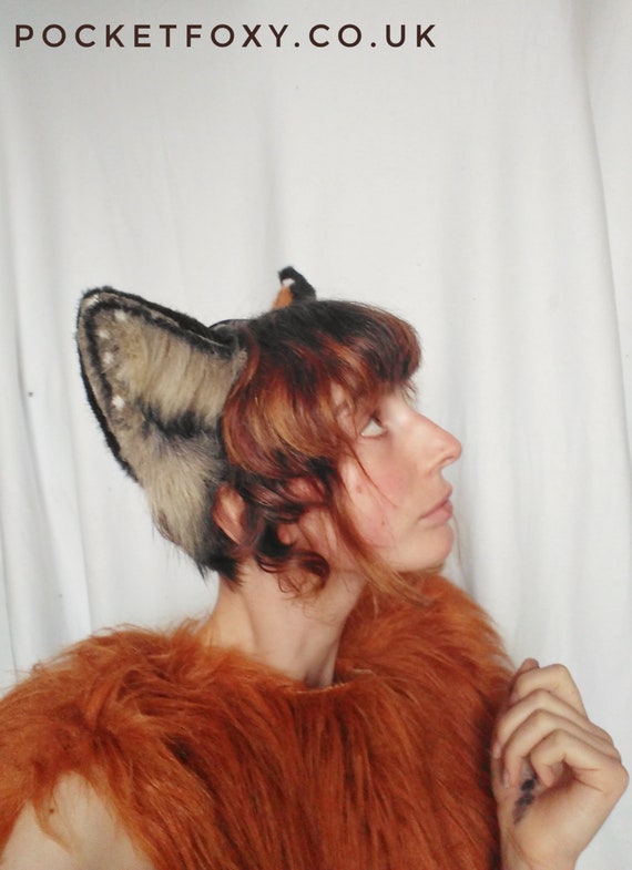 Brown Bunny Rabbit Bob Tail Clip On Tail One Size Luxury Fake Fur Tail Unisex