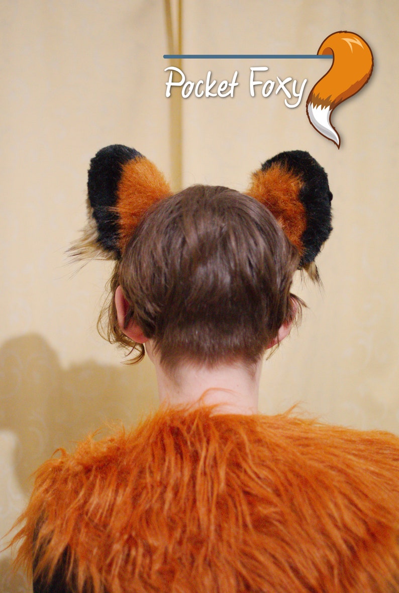 Tiger Ears & Tail Costume Set 40 Long Stripy Tiger Tail | Etsy