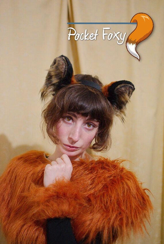 Tiger Ears & Tail Costume Set 40 Long Stripy Tiger Tail | Etsy