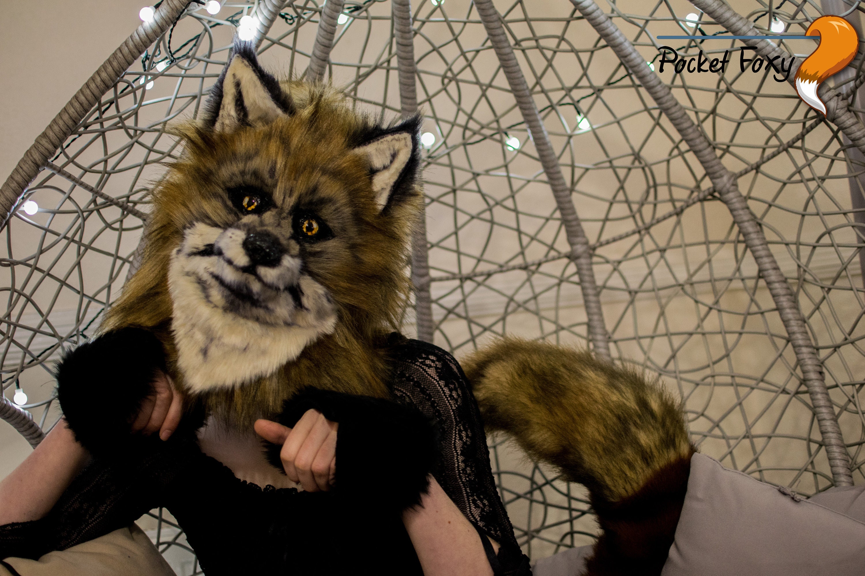 Realistic Looking Fox Fursuit Head. Hyper Realistic Fox Mask | Etsy