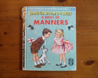 1950 Manners Book Etsy