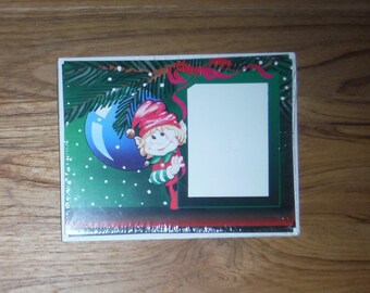 4 Vintage 1960's Photograph Christmas Cards - '60's Family Child Photo X-mas Card - 1960's Sears Portrait Studio Photo Christmas Ephemera