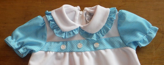 Best Vintage Kitten Baby Dress - 1970's Polyester… - image 3