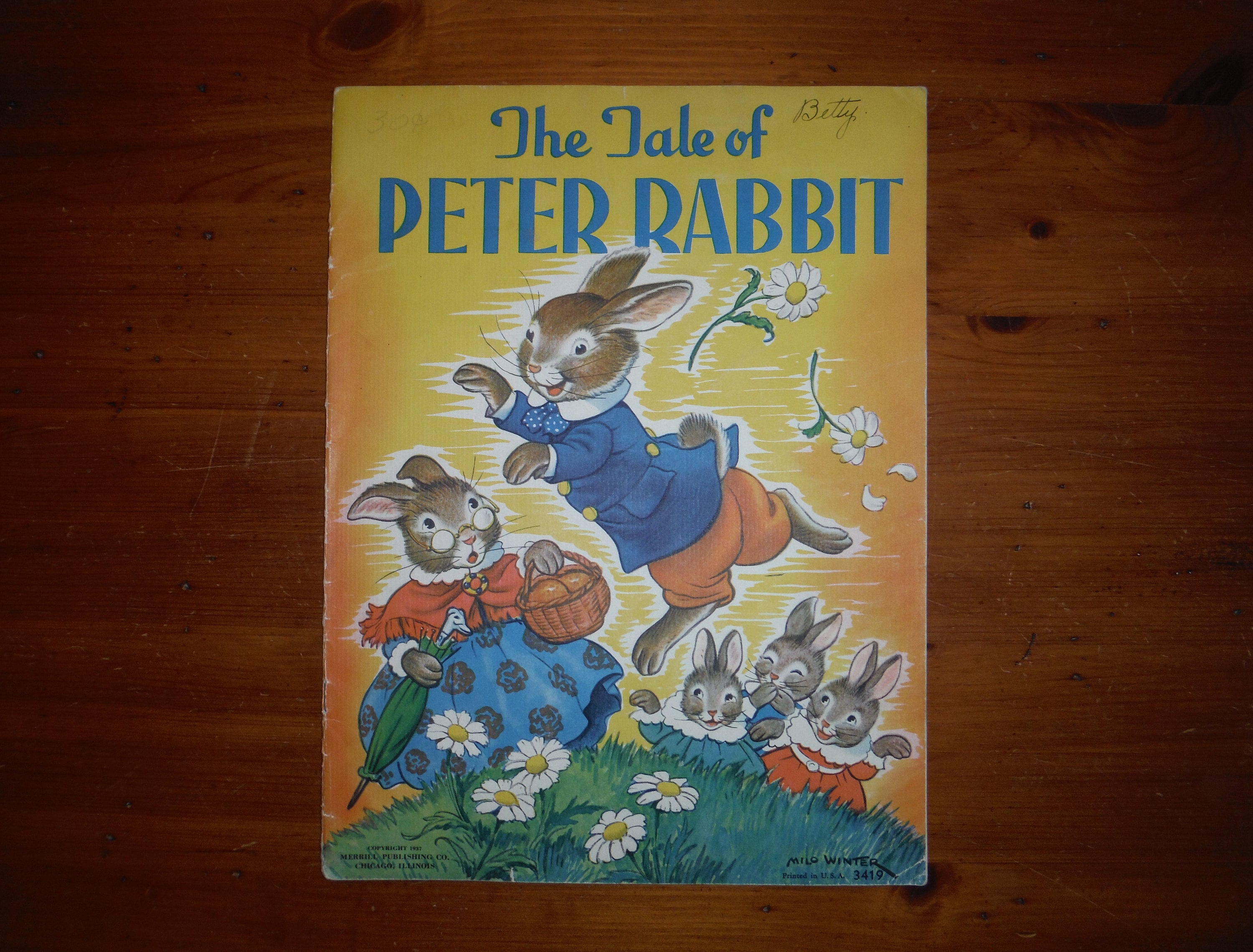 Two 1920s and 30s The Tale of Peter Rabbit Books Art by Fern