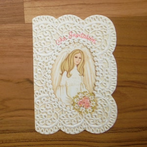 Meilleur Mod vintage des années 1970 nuptiale d'invitation - carte d'invitation de douche nuptiale rétro vintage - album de scrapbooking éphémères pour mariée vintage