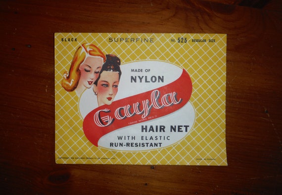 Kitschy 1950's Hair Net - '50's Vintage Hair Net E