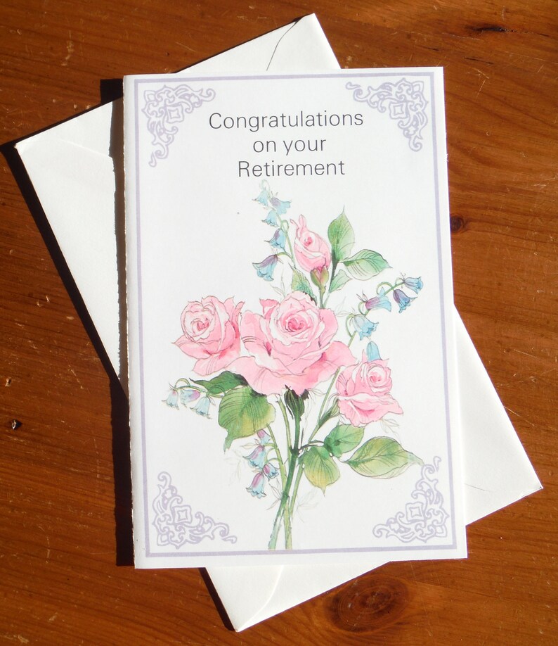 Vintage 1970�s Retirement Card �70�s Etsy