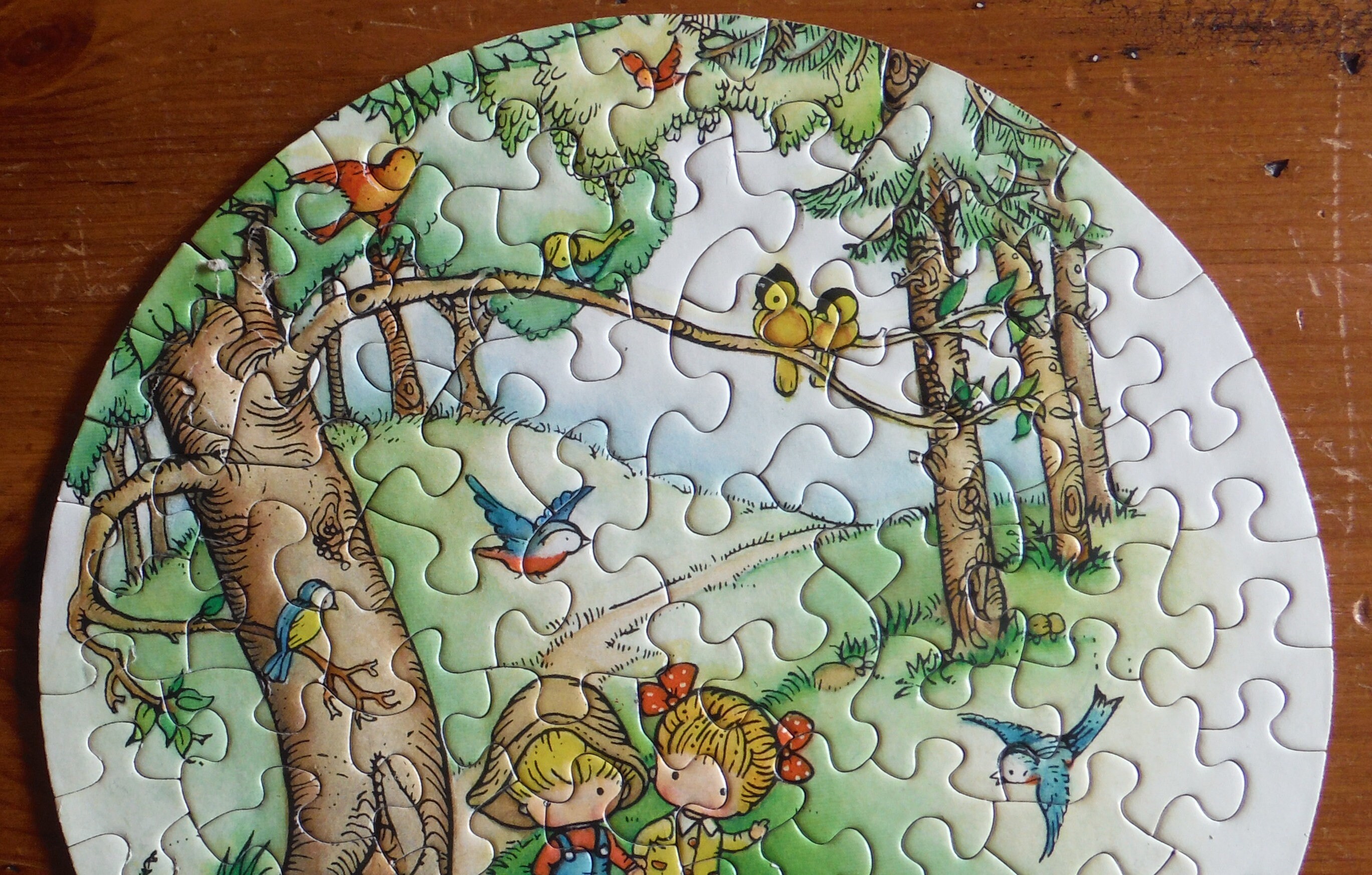 Vintage 1960's Joan Walsh Anglund Jigsaw Puzzle - Sweet Cute