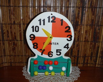Redbox Toy Educational Clock Gears Vintage 1989 Learn To Tell Time Count #2003 