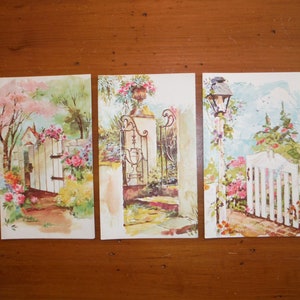 3 Vintage Pretty Embossed Cards - 1960&#39;s Wedding Congrats Happy Birthday Card - Vintage Congratulations Junk Journal Ephemera