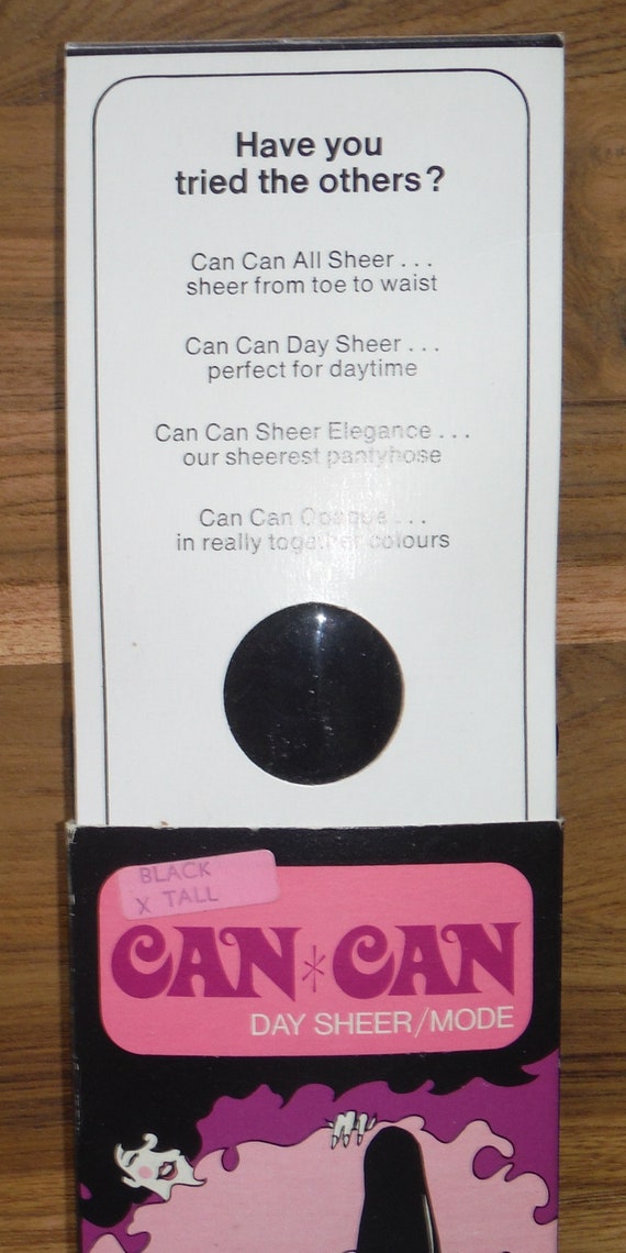 Mod Vintage Can Can Panty Hose New in Package - G… - image 7