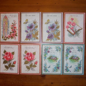 Joli vintage Get Well Wishes Cards - vintage 1960's Get Well Soon Bible Verse Greeting Card - '60's Get Well Card Ephemera