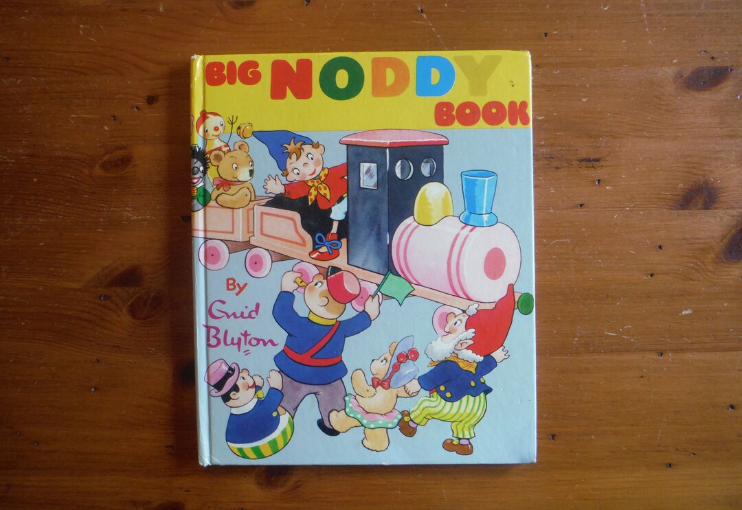 Vintage Noddy Children's Book 1970's Big Noddy Large Hardcover Book