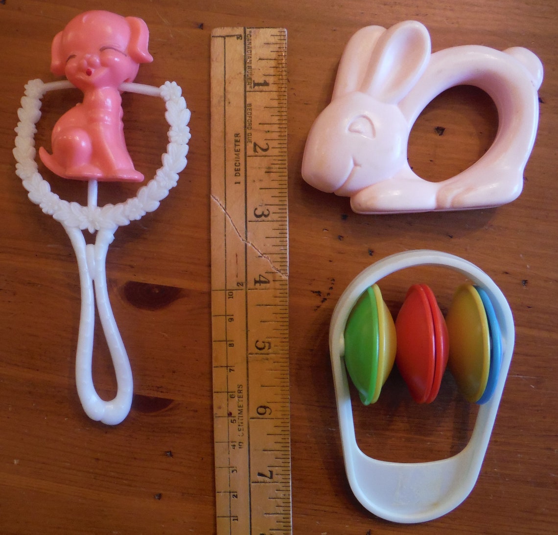 Vintage Baby Rattles Lot 1950's 1970's infant Etsy