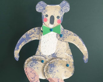 Koala Bear, Paper Puppet Craft Activity