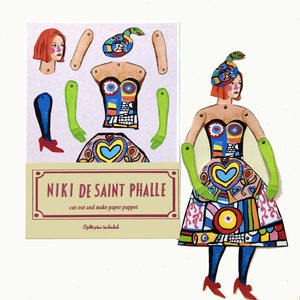 Niki de saint Phalle Corte e Faça Marionete