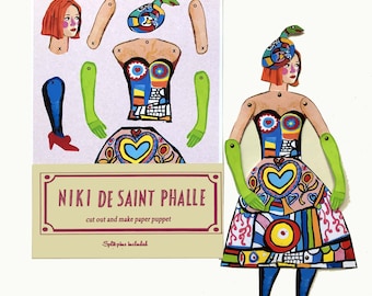 Niki de saint Phalle Cut and Make Puppet