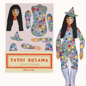 Yayoi Kusama Cut and Make articulated puppet