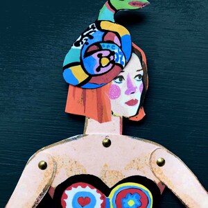 Niki de saint Phalle Cut and Make Puppet image 4