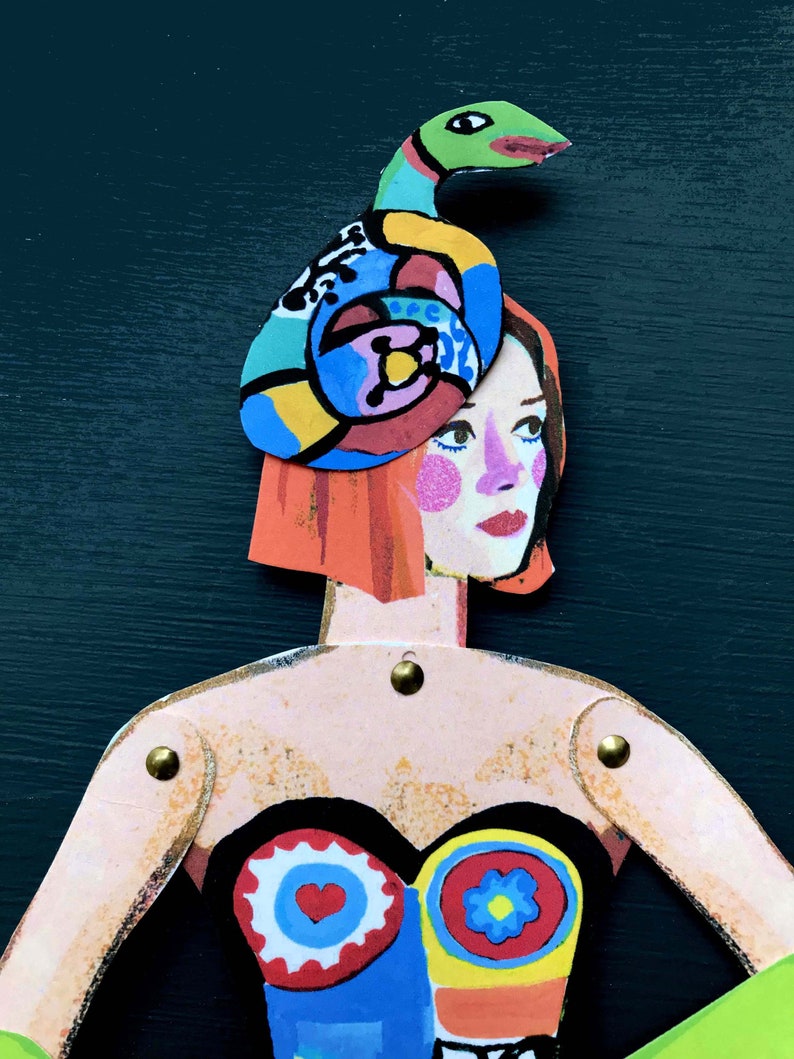 Niki de saint Phalle Cut and Make Puppet image 4