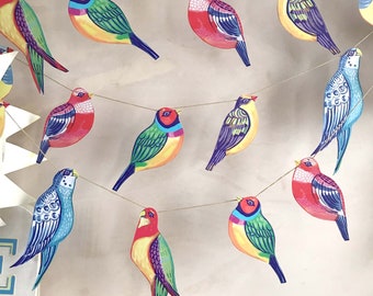 Colourful Bird Garland