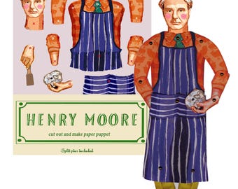Henry Moore Cut and Make articulated puppet