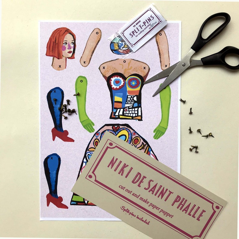 Niki de saint Phalle Cut and Make Puppet image 3