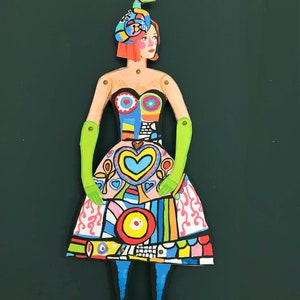 Niki de saint Phalle Cut and Make Puppet image 5