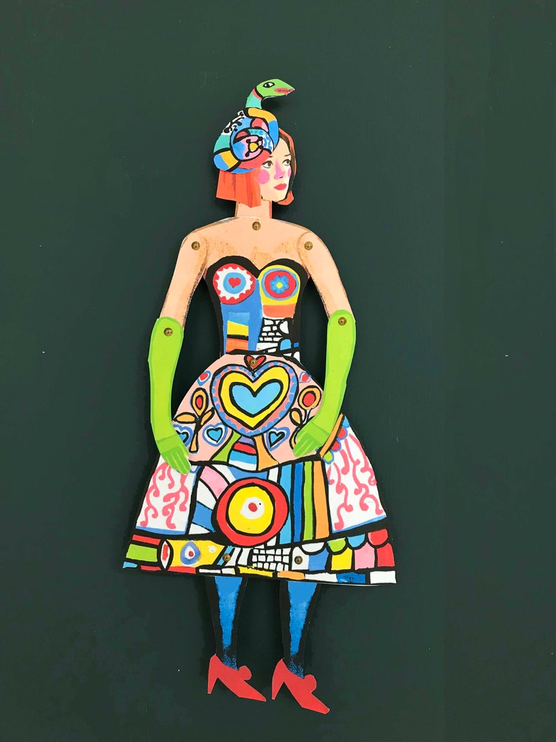 Niki de saint Phalle Cut and Make Puppet image 5