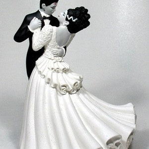 Frankenstein Halloween Wedding Cake topper 48MBGY